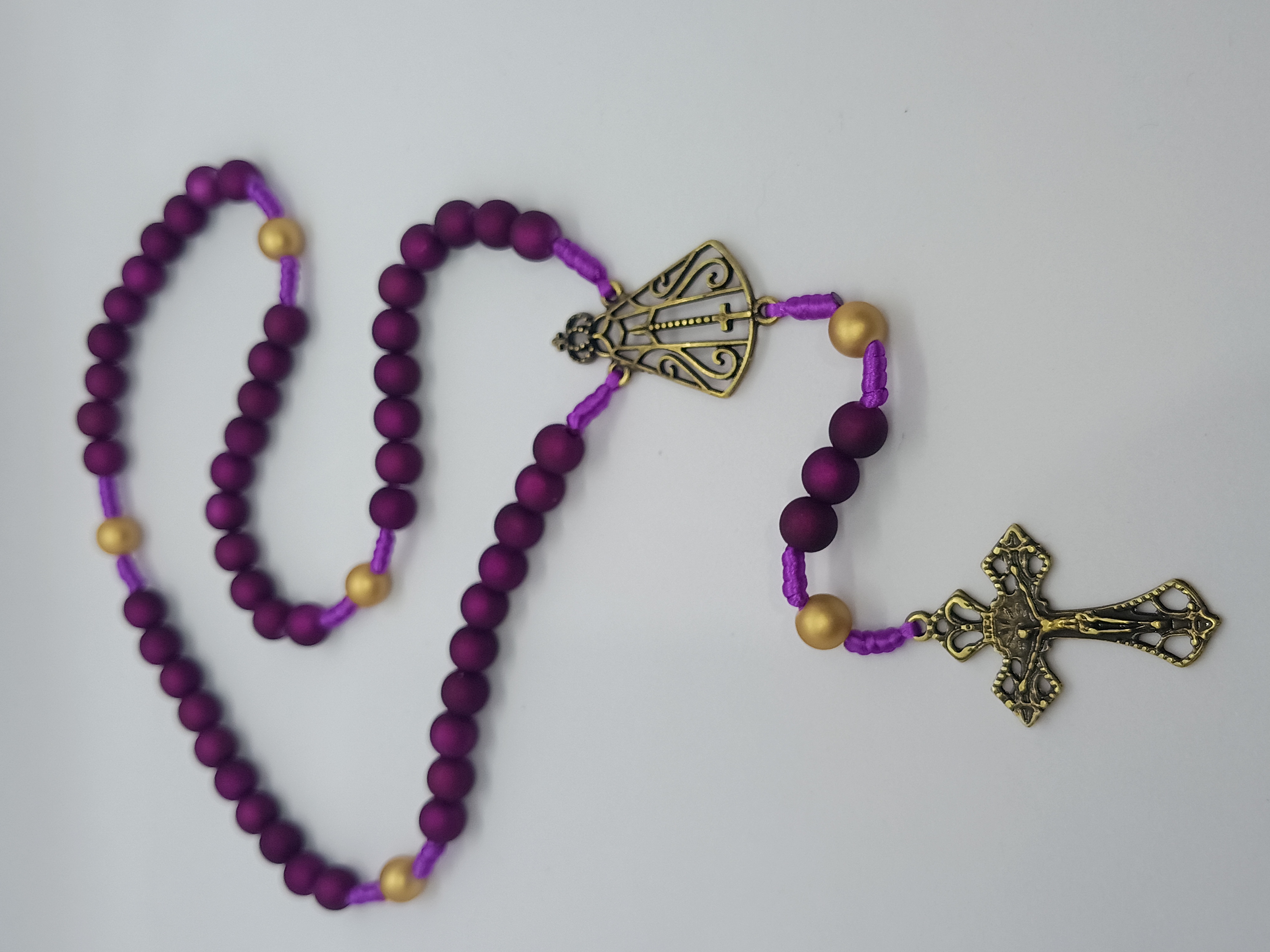 TerÃ§o Nossa Senhora Aparecida - Contas Metalicas